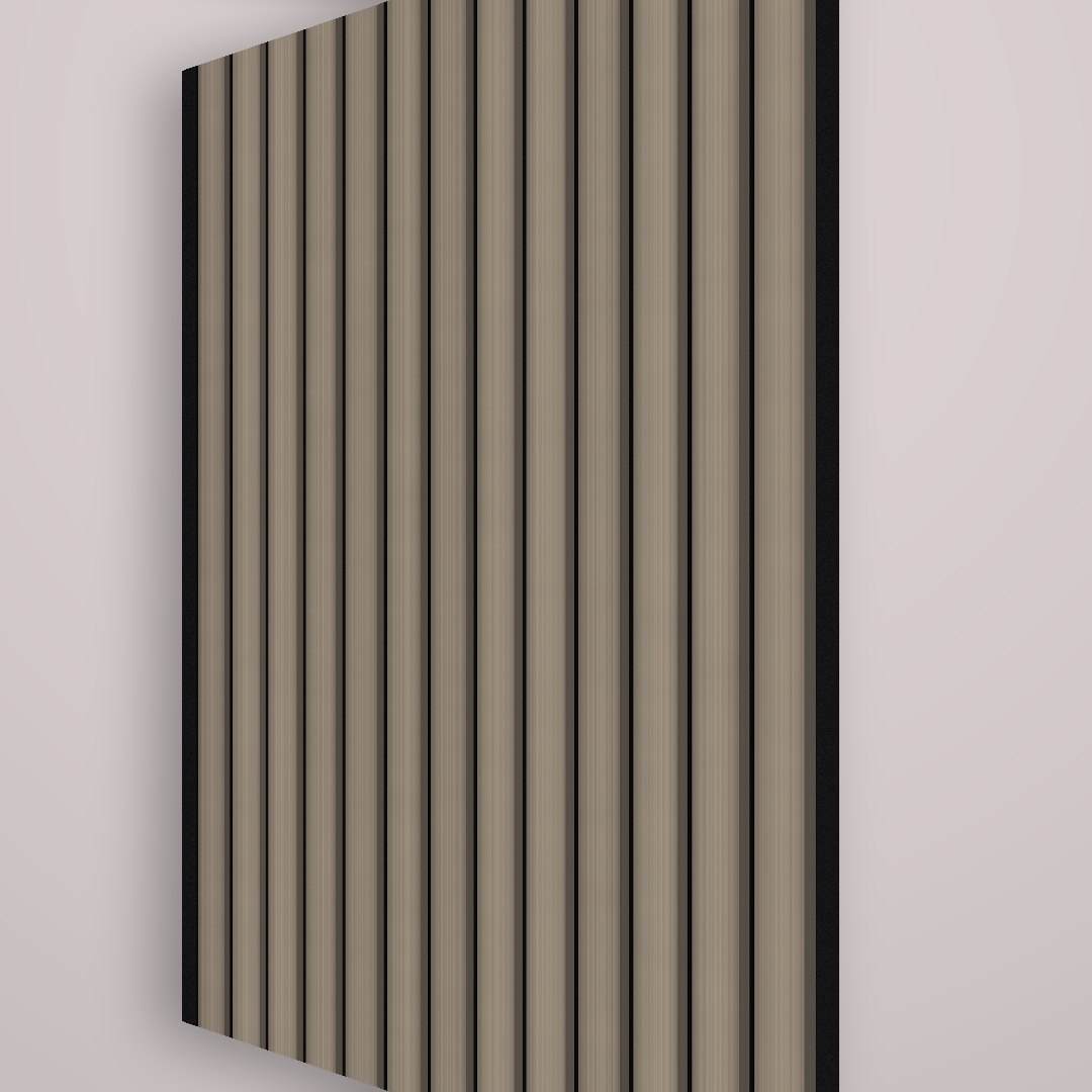 Calder Strip Panel — Gray Oak